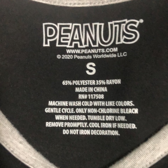 Peanuts Snoopy Halloween Holiday Shirt Black Gray S - Picture 4 of 7